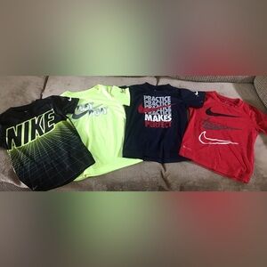 4 toddler boys Nike shirts